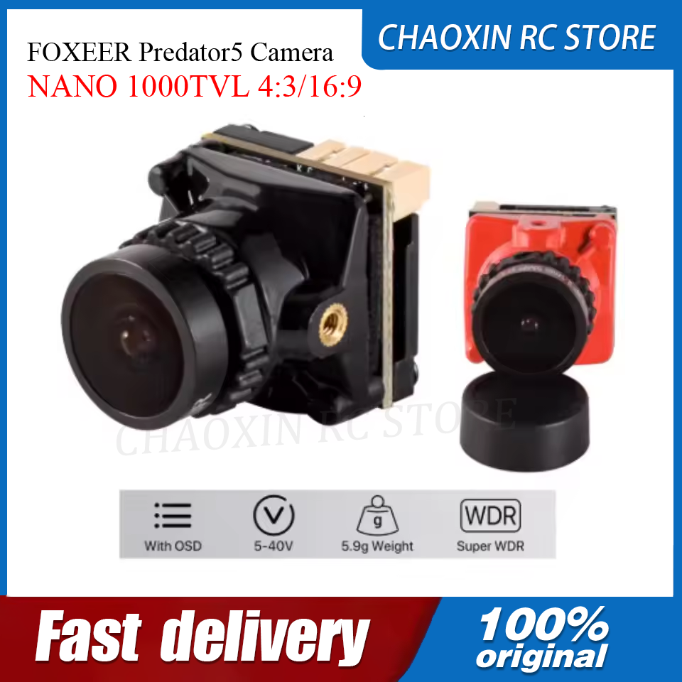 Drone Racing Battery - FOXEER Predator5 Fotocamera NANO 1000TVL 4:3/16:9