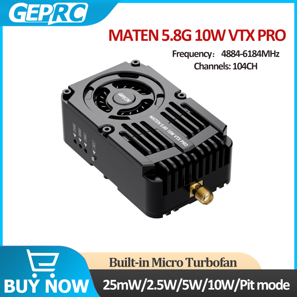 GEPRC MATEN 5.8G 10W VTX PRO 1 - Drone Racing Transmitter recensione e prezzo